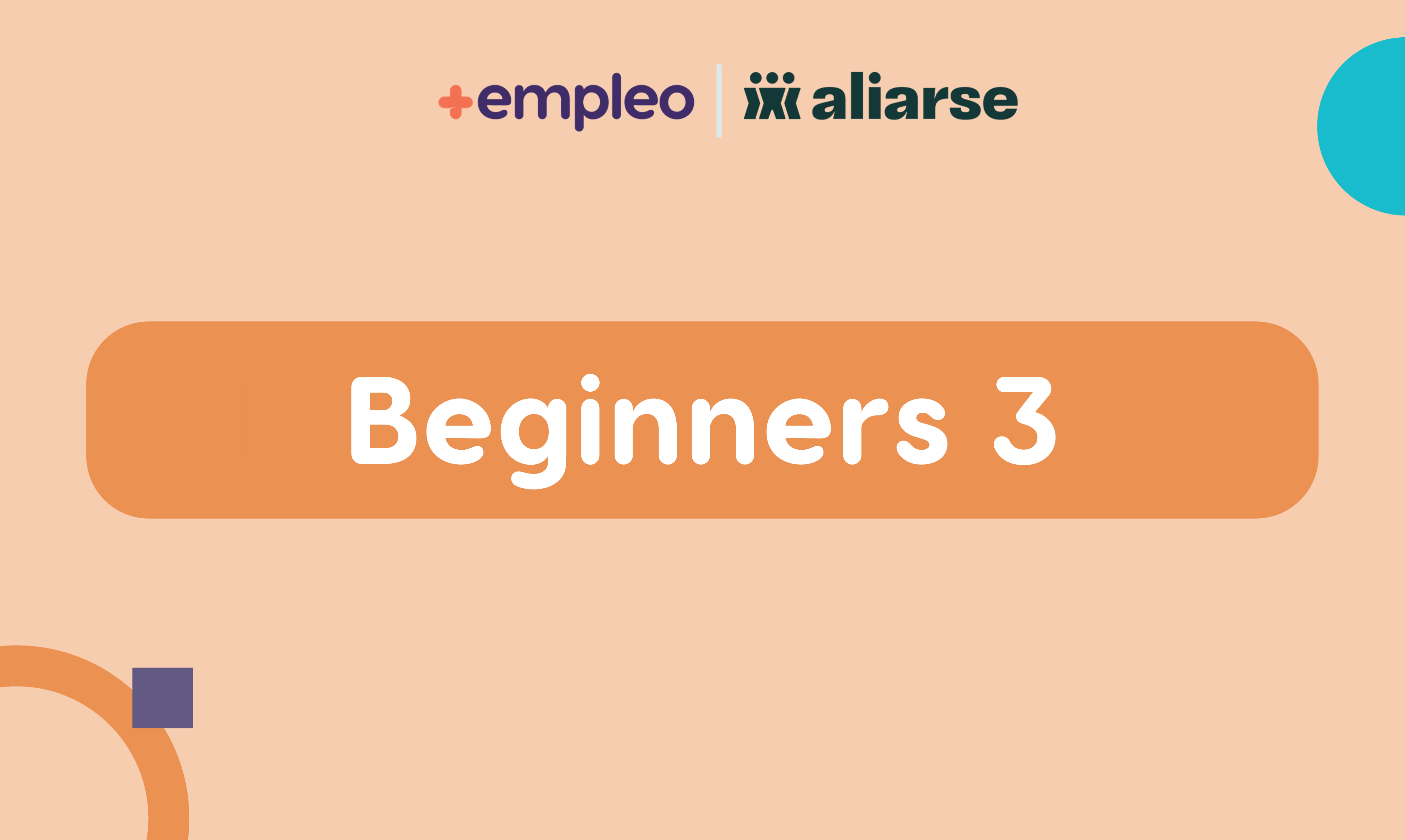 Beginners 3